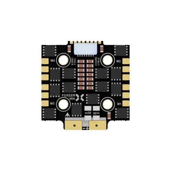 Wholesale Foxeer Reaper F4 Mini 128K 4in1 BL32 60A ESC 9~40V 20*20mm M3 for Flight Controller Stack RC FPV Racing Drone